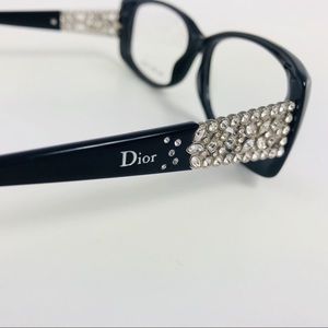 dior eyeglass frames with crystals